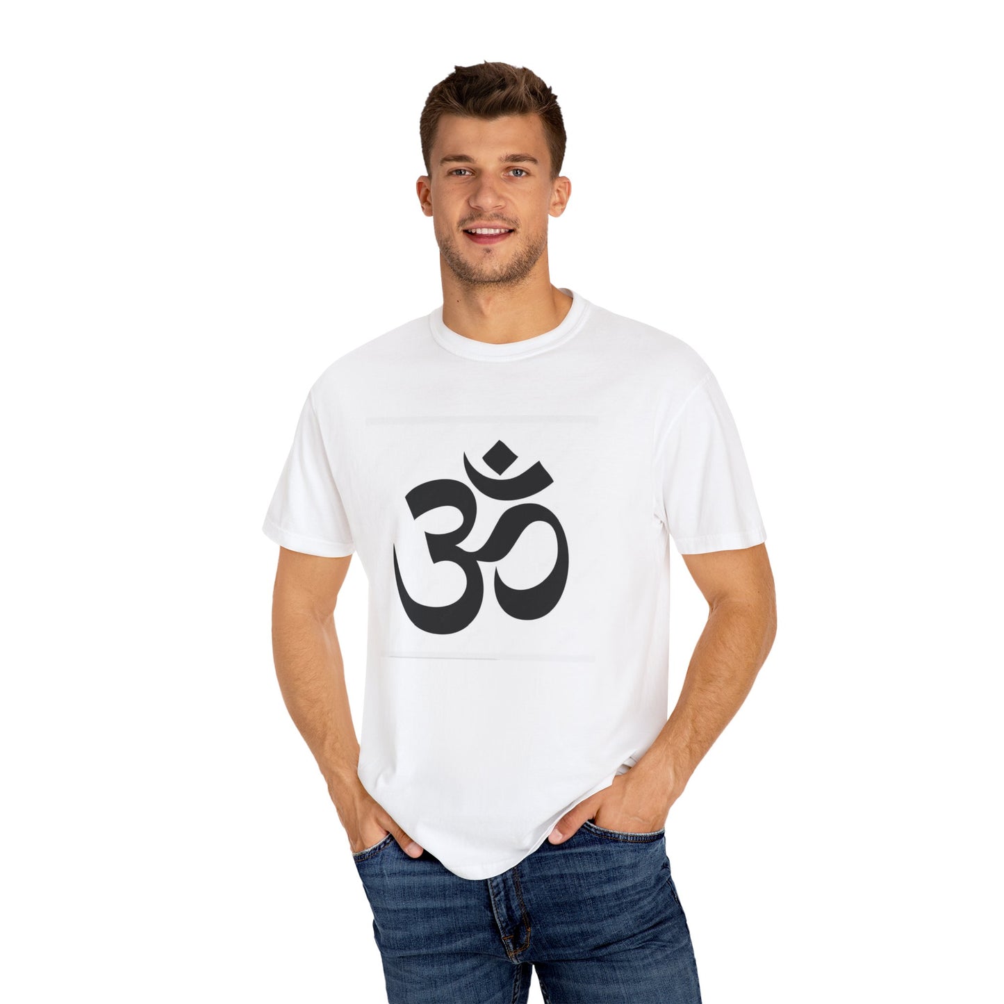 Spiritual Mandala T-Shirt, Unisex Garment-Dyed Tee for Meditation, Yoga, Mindfulness, Gift for Him/Her, Boho Chic Wear