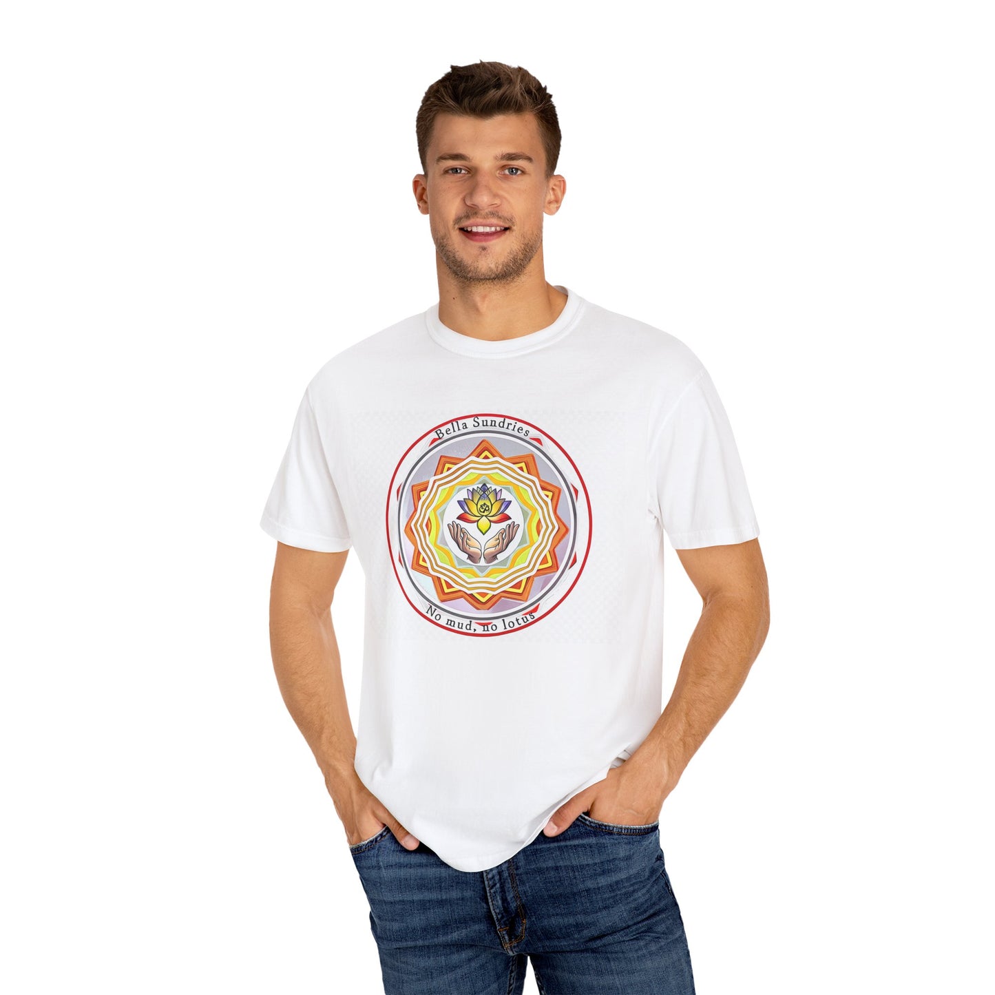 Mandala Design Unisex T-Shirt, Boho Graphic Tee, Spiritual Gift, Yoga Clothing, Casual Wear for Mindfulness