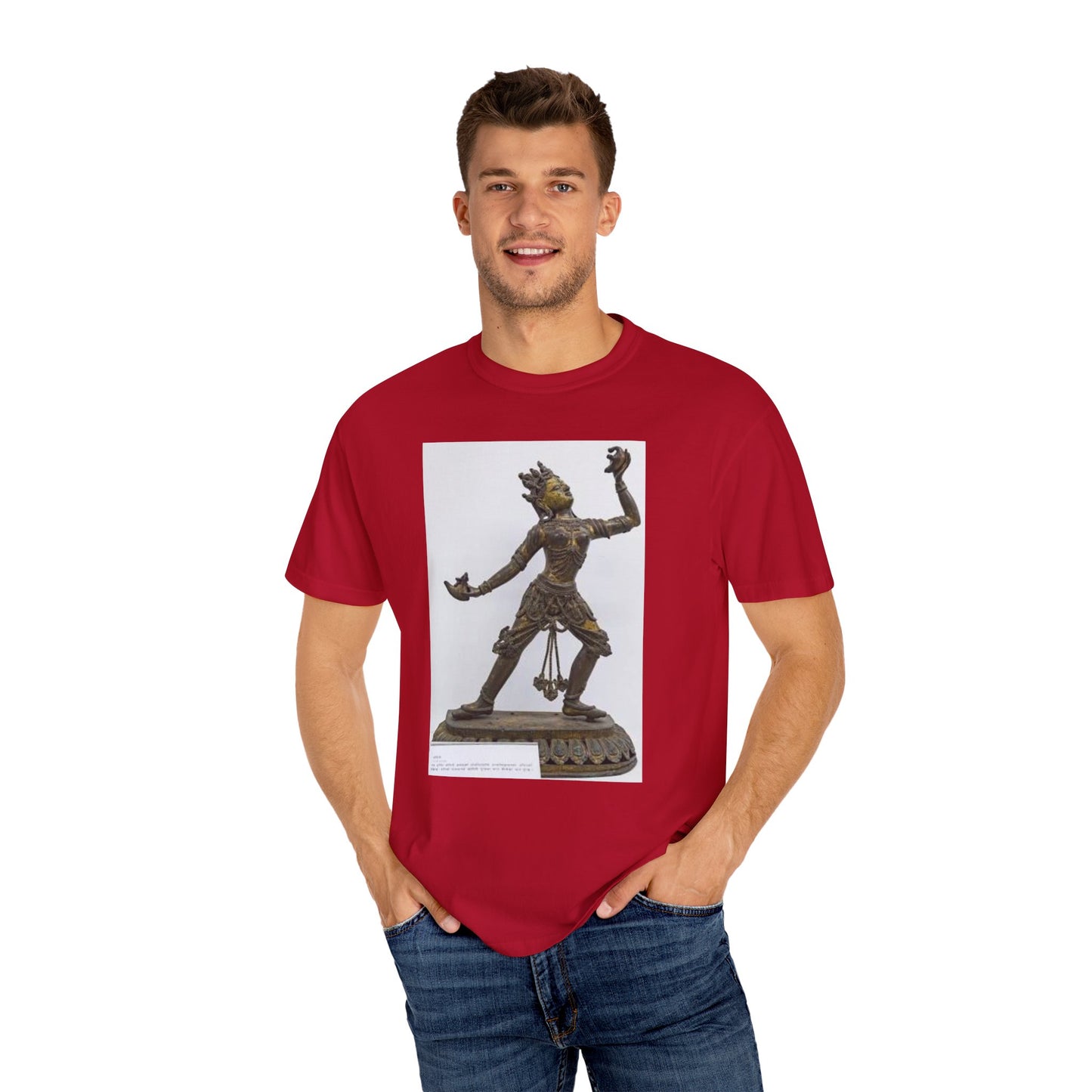 Spiritual Harmony Unisex T-shirt with Om Design, Casual Tee, Gift for Yogis, Meditation Wear, Relaxed Style