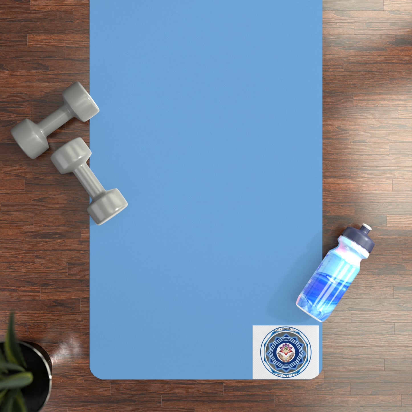 Eco-Friendly Rubber Yoga Mat, Non-Slip Fitness Mat for Home & Studio, Exercise Essentials, Gift for Yoga Lovers, Workout Gear