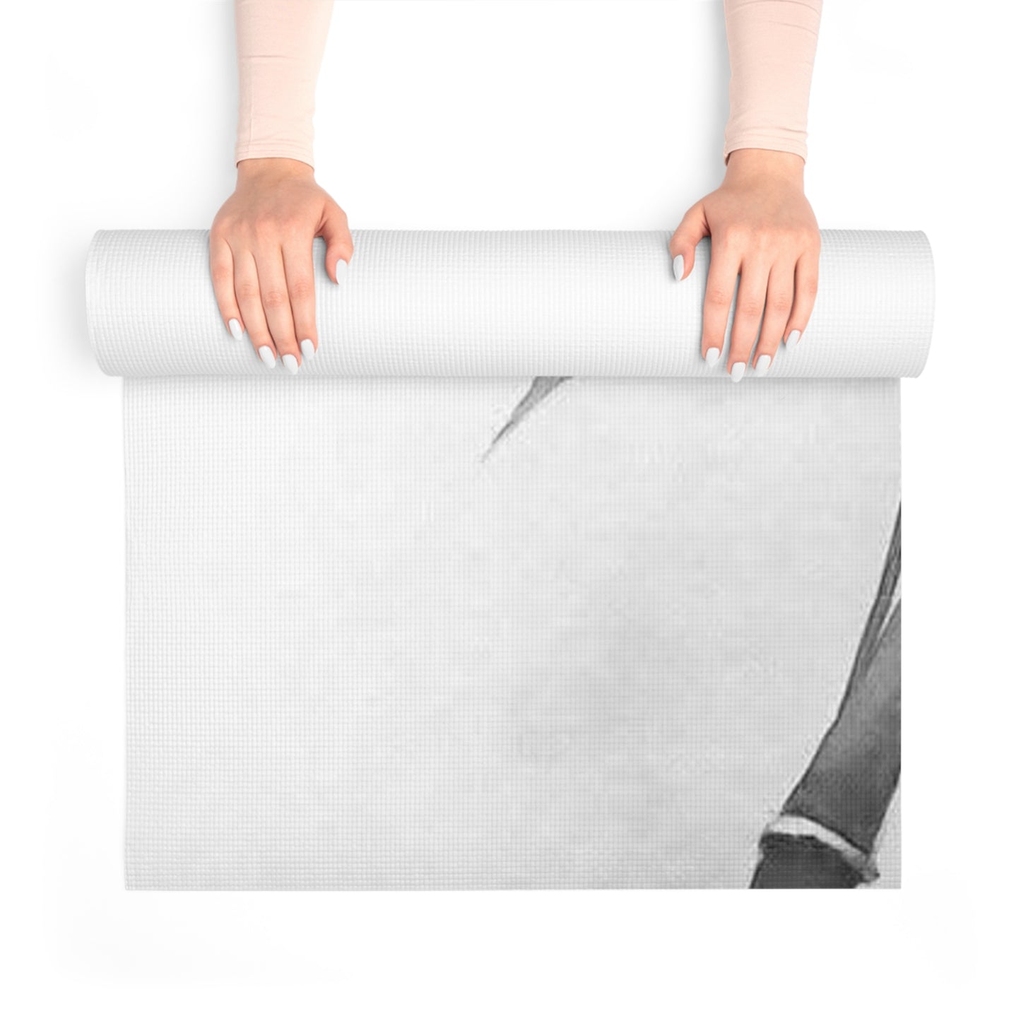 Foam Yoga Mat with Inspirational Quote - Perfect for Yoga Lovers, Meditation, Home Practice, Gifts, Wellness, Mindfulness