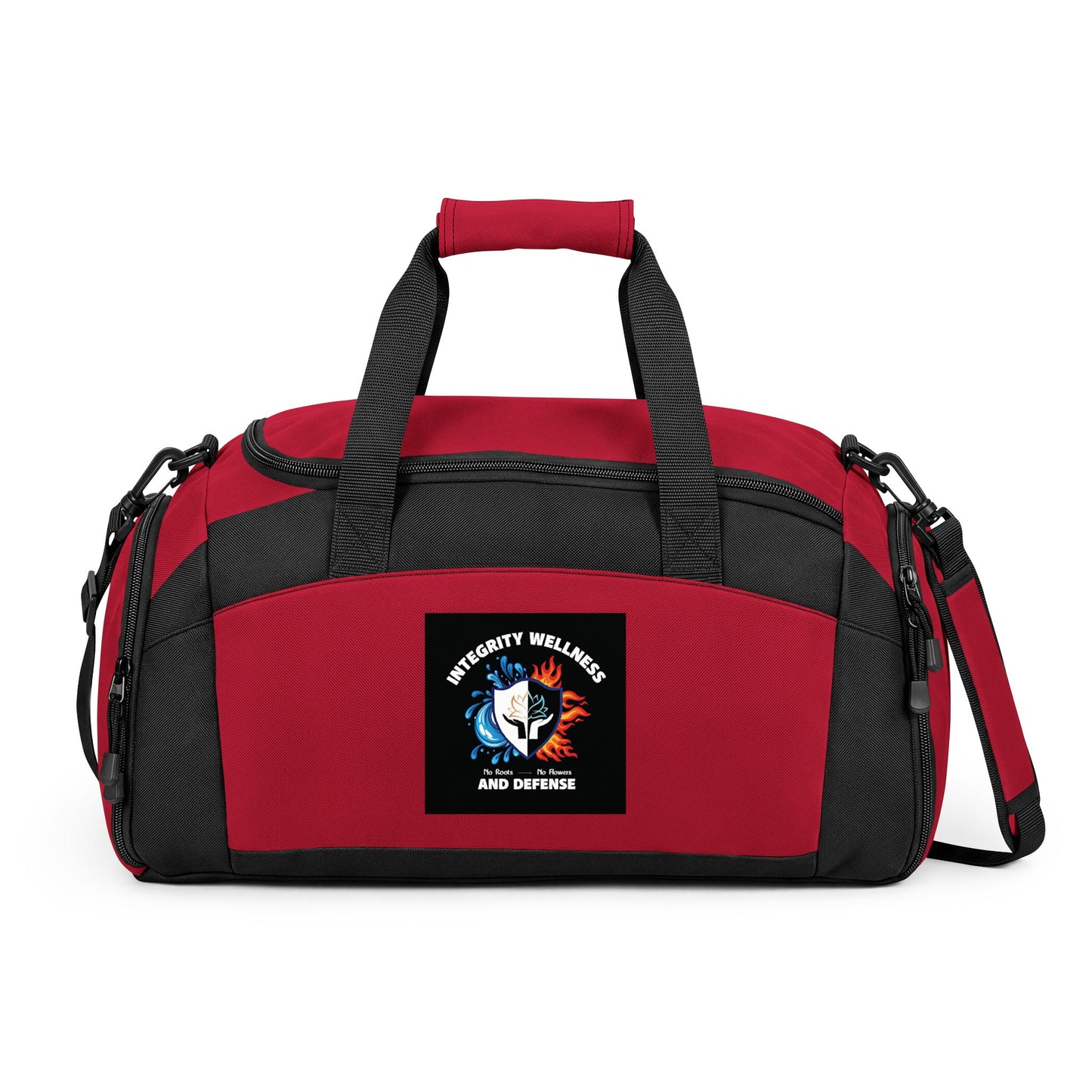 Wellness and Self-Defense Gym Bag — Dual-Element Logo Duffel