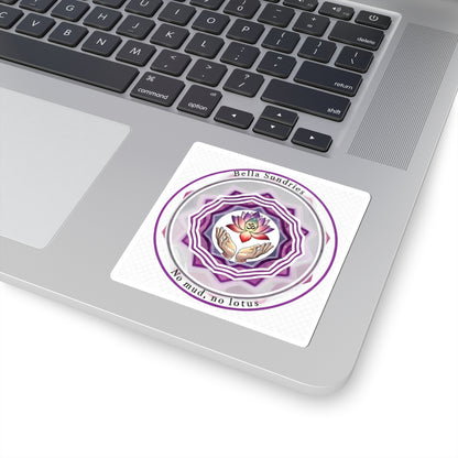 Boho Lotus Kiss-Cut Stickers | Floral Mandala Decals for Journals, Laptop, Water Bottles, Gifts, Home Decor