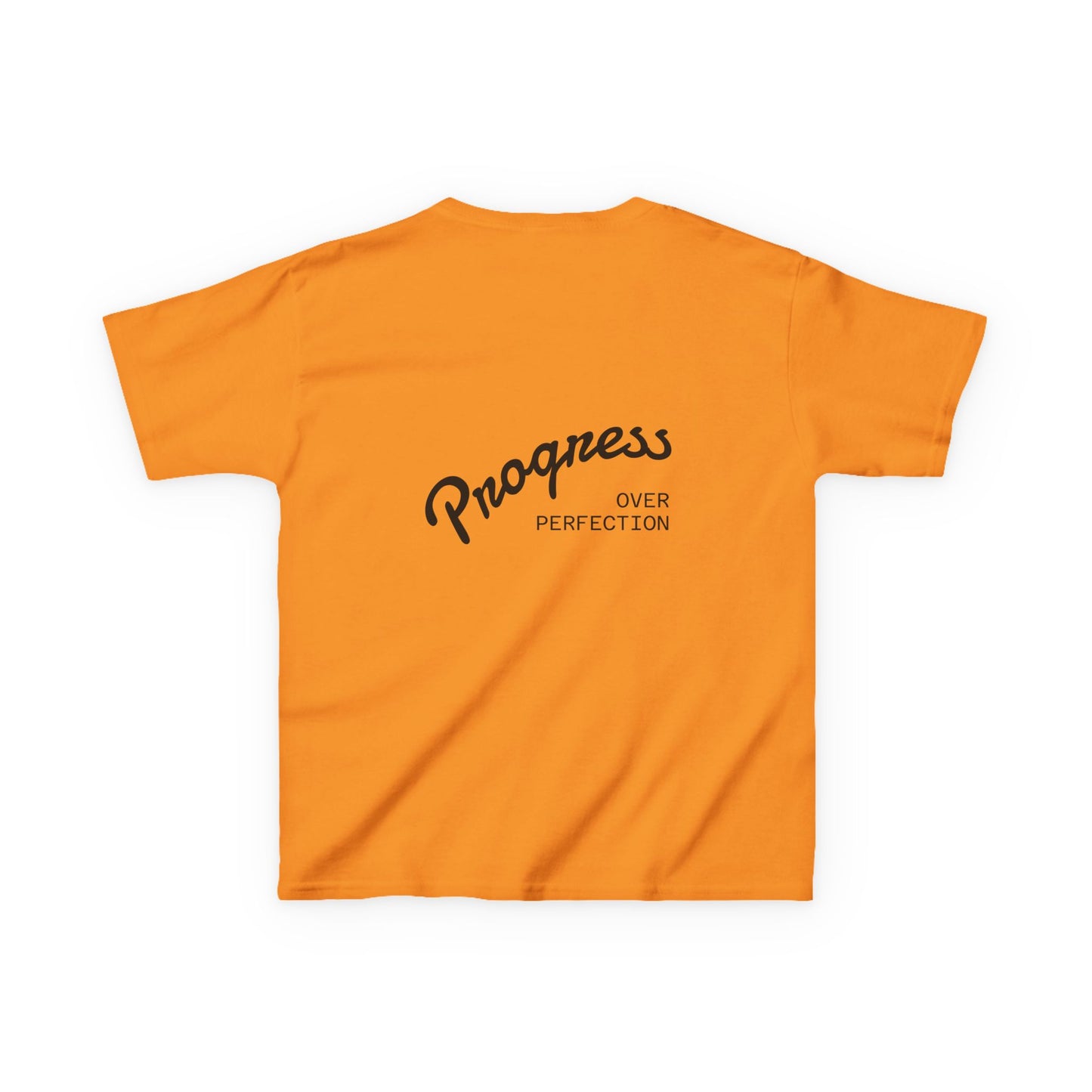 Kids Tee — ‘Progress Over Perfection’ Lotus Graphic