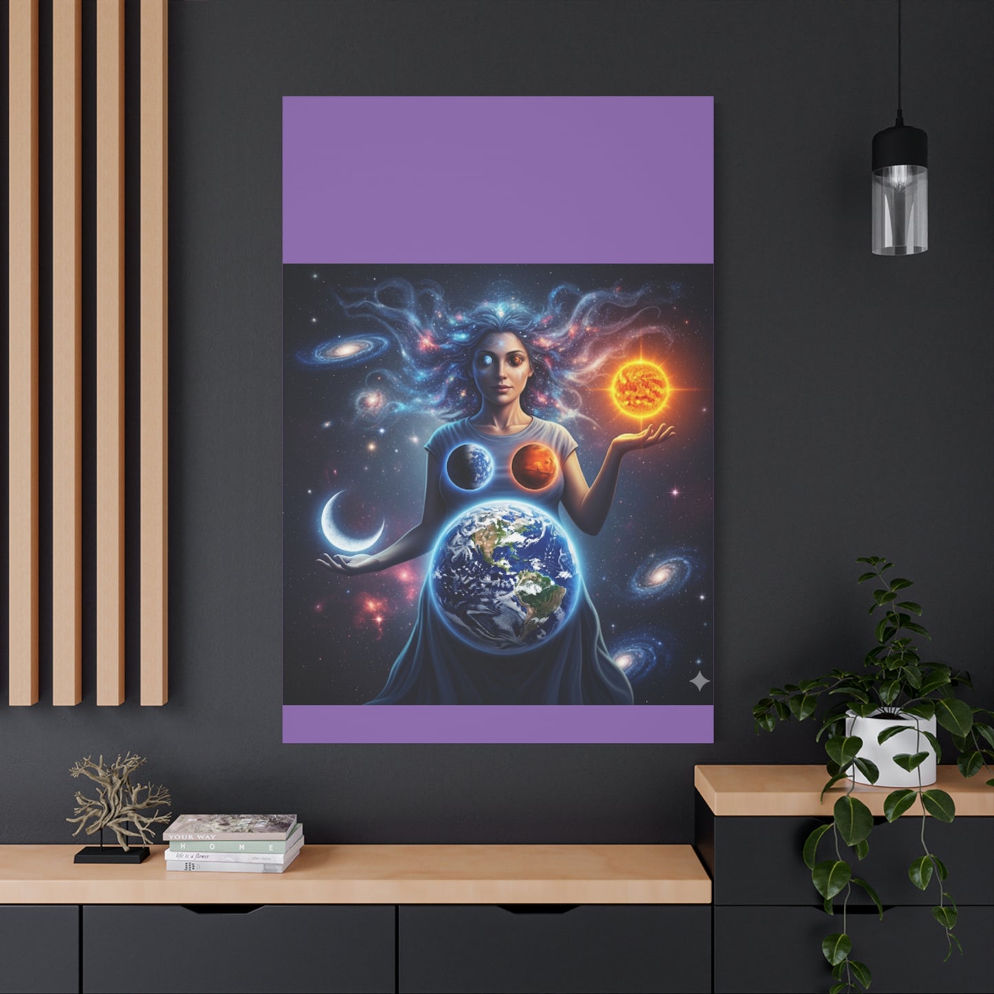 Cosmic Canvas Print - Celestial Art for Space Lovers, Home Decor, Wall Art, Gift for Astronomers, Universe Wall Hanging