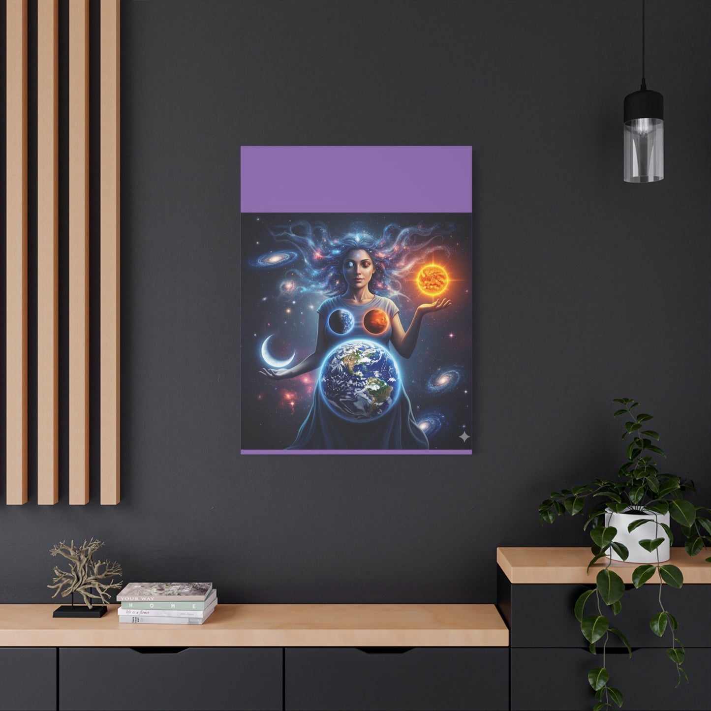 Cosmic Canvas Print - Celestial Art for Space Lovers, Home Decor, Wall Art, Gift for Astronomers, Universe Wall Hanging