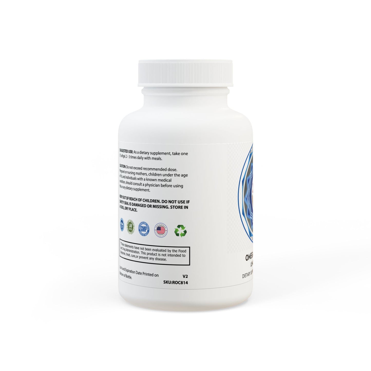 Omega 3 Fish Oil Supplement (60 Softgels)