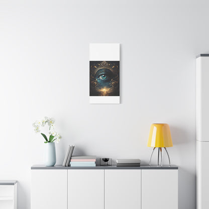 Mystical Eye Canvas Wall Art, Boho Decor, Home Wall Art, Unique Gift, Modern Artwork, Eye Design