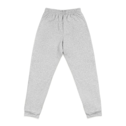 Embroidered Cozy Joggers — Small Floral Heart Chest Patch