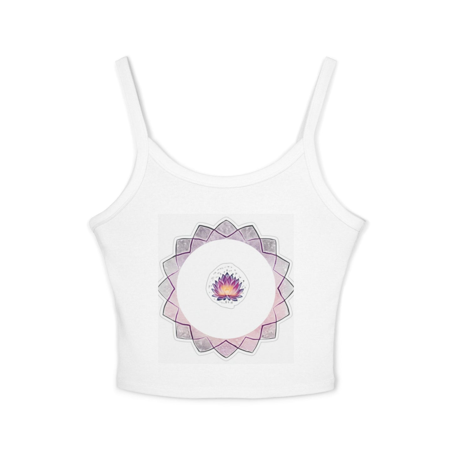 Boho Floral Tank Top, Yoga Wear, Summer Top, Festival Clothing, Casual Apparel