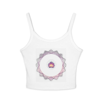 Boho Floral Tank Top, Yoga Wear, Summer Top, Festival Clothing, Casual Apparel