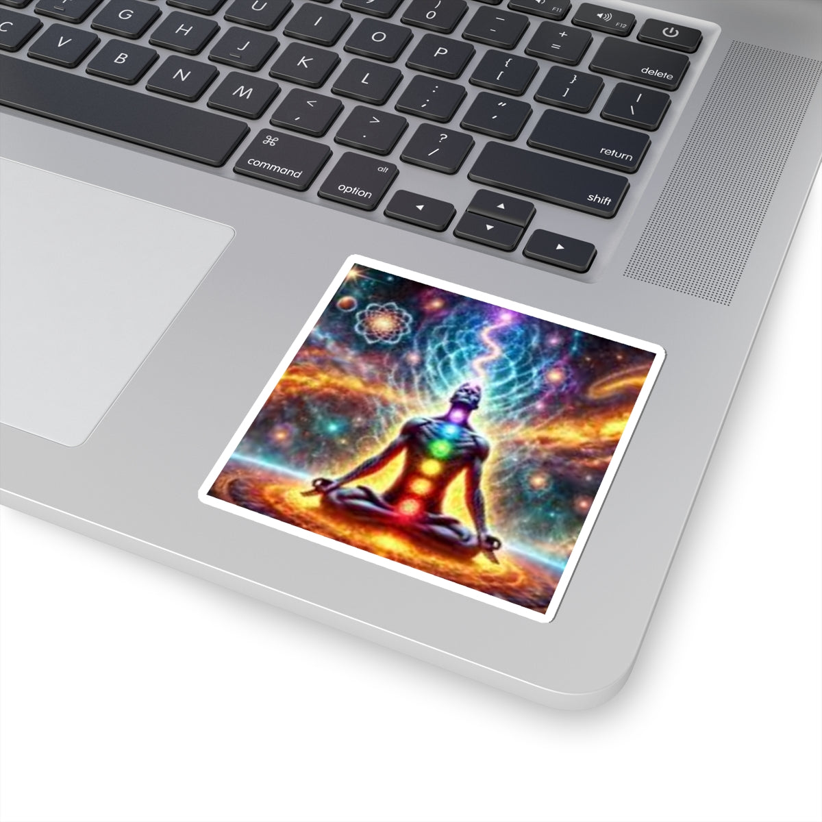 Chakra Meditation Stickers, Spiritual Wall Decor, Laptop Decals, Mindfulness Gifts, Yoga Accessories