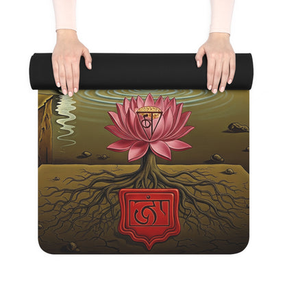 Yoga Mat - Abstract Chakra Design by Tonya Mannsur
