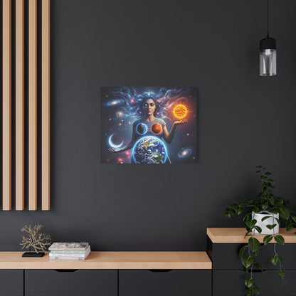 Cosmic Canvas Print - Celestial Art for Space Lovers, Home Decor, Wall Art, Gift for Astronomers, Universe Wall Hanging