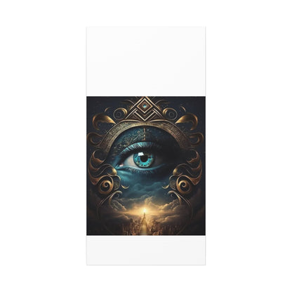 Mystical Eye Canvas Wall Art, Boho Decor, Home Wall Art, Unique Gift, Modern Artwork, Eye Design