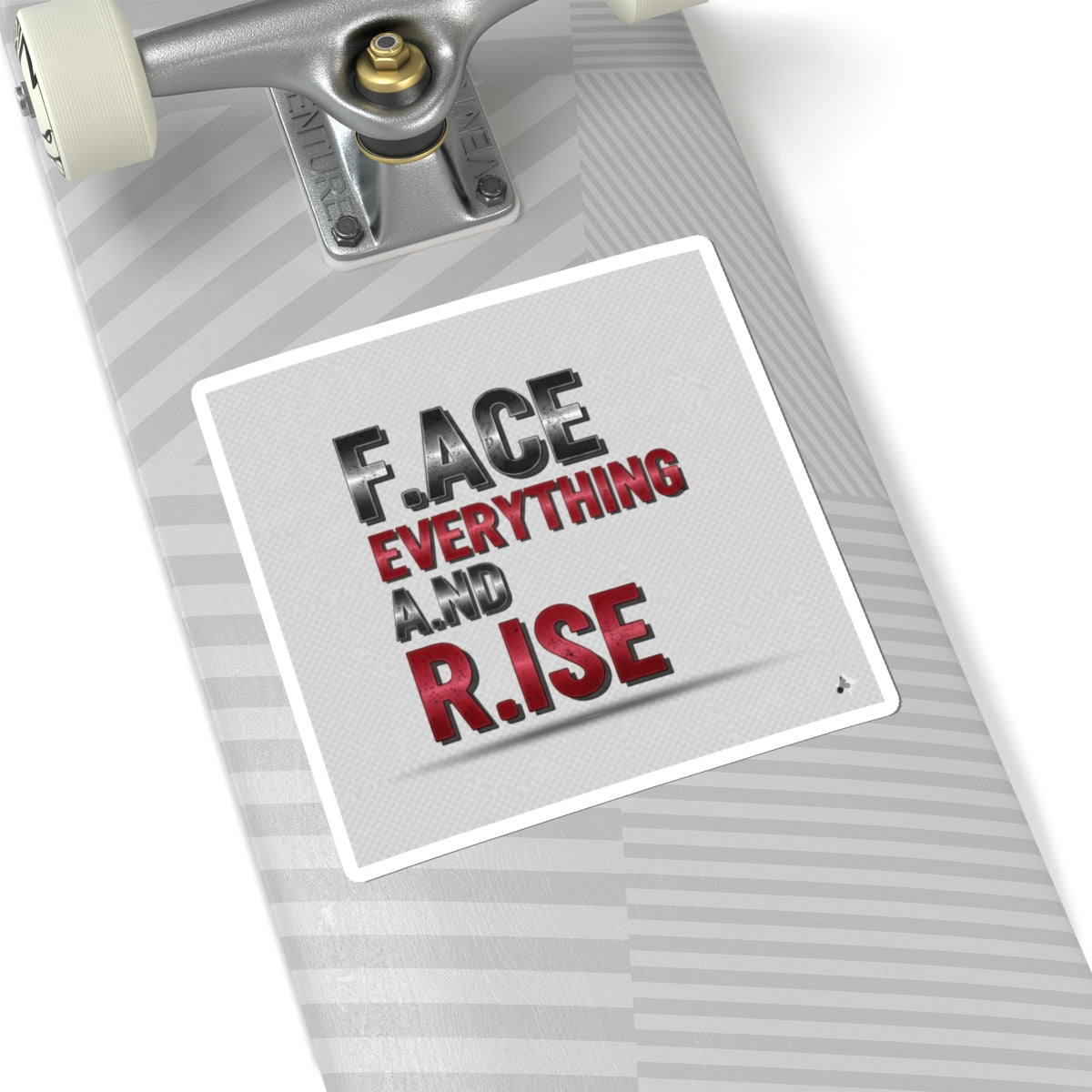 Inspirational Kiss-Cut Stickers for Motivation, F.A.C.E Everything & R.ISE Quotes, Positive Affirmation Decor, Gifts for Friends