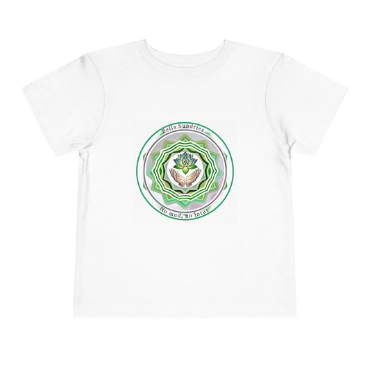 Lotus Flower Toddler Tee | Cute Short Sleeve Shirt, Kids Gift, Flower Graphic Tee, Baby Shower Gift, Summer Playtime Top