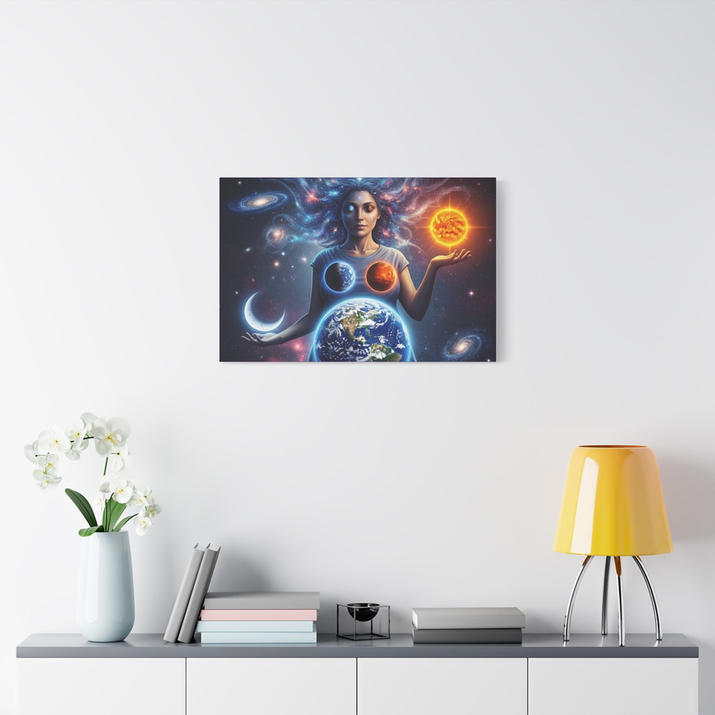 Cosmic Canvas Print - Celestial Art for Space Lovers, Home Decor, Wall Art, Gift for Astronomers, Universe Wall Hanging