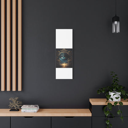 Mystical Eye Canvas Wall Art, Boho Decor, Home Wall Art, Unique Gift, Modern Artwork, Eye Design