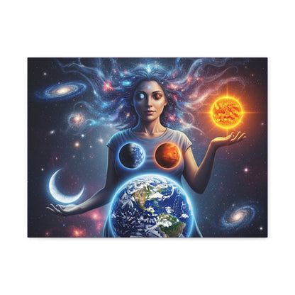 Cosmic Canvas Print - Celestial Art for Space Lovers, Home Decor, Wall Art, Gift for Astronomers, Universe Wall Hanging