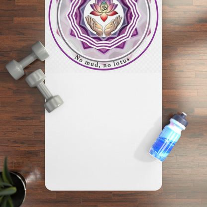 Yoga Mat with Motivational Design, Eco-Friendly Yoga Mat, Non-Slip Exercise Mat, Meditation Mat, Gift for Yogis