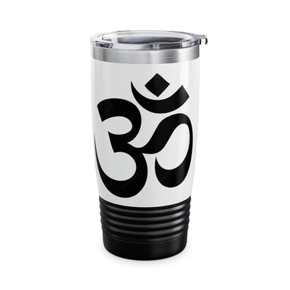 Meditation Tumbler, Spiritual Drinkware, Yoga Travel Cup, Inspirational Gift, Zen Lifestyle Accessory