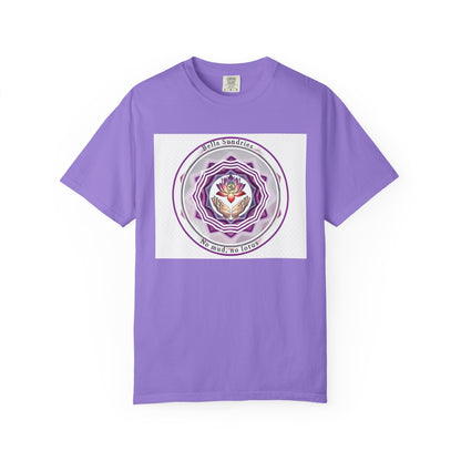 Spiritual Mandala T-Shirt, Unisex Garment-Dyed Tee for Meditation, Yoga, Mindfulness, Gift for Him/Her, Boho Chic Wear