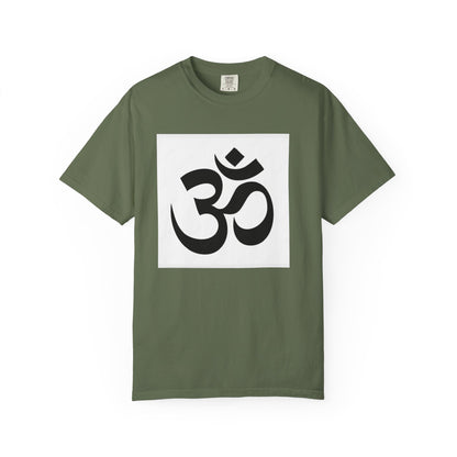 Spiritual Mandala T-Shirt, Unisex Garment-Dyed Tee for Meditation, Yoga, Mindfulness, Gift for Him/Her, Boho Chic Wear