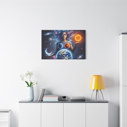 Cosmic Canvas Print - Celestial Art for Space Lovers, Home Decor, Wall Art, Gift for Astronomers, Universe Wall Hanging