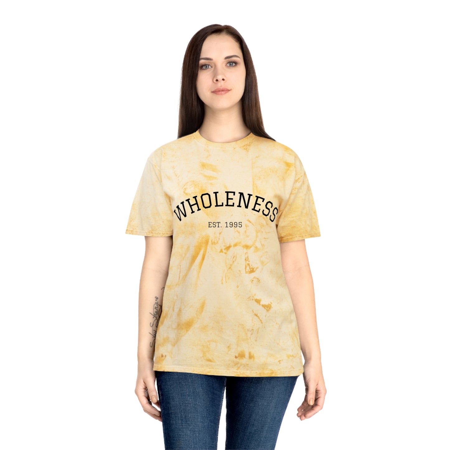 Wholeness Color Blast T-Shirt for Free Spirits, Casual Style, Birthday Gift, Spiritual Vibe, Summer Wear, Unisex Tee