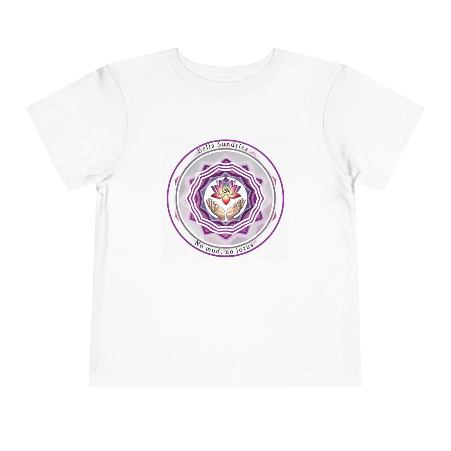 Lotus Flower Toddler Tee | Cute Short Sleeve Shirt, Kids Gift, Flower Graphic Tee, Baby Shower Gift, Summer Playtime Top