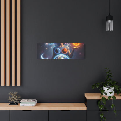Cosmic Canvas Print - Celestial Art for Space Lovers, Home Decor, Wall Art, Gift for Astronomers, Universe Wall Hanging