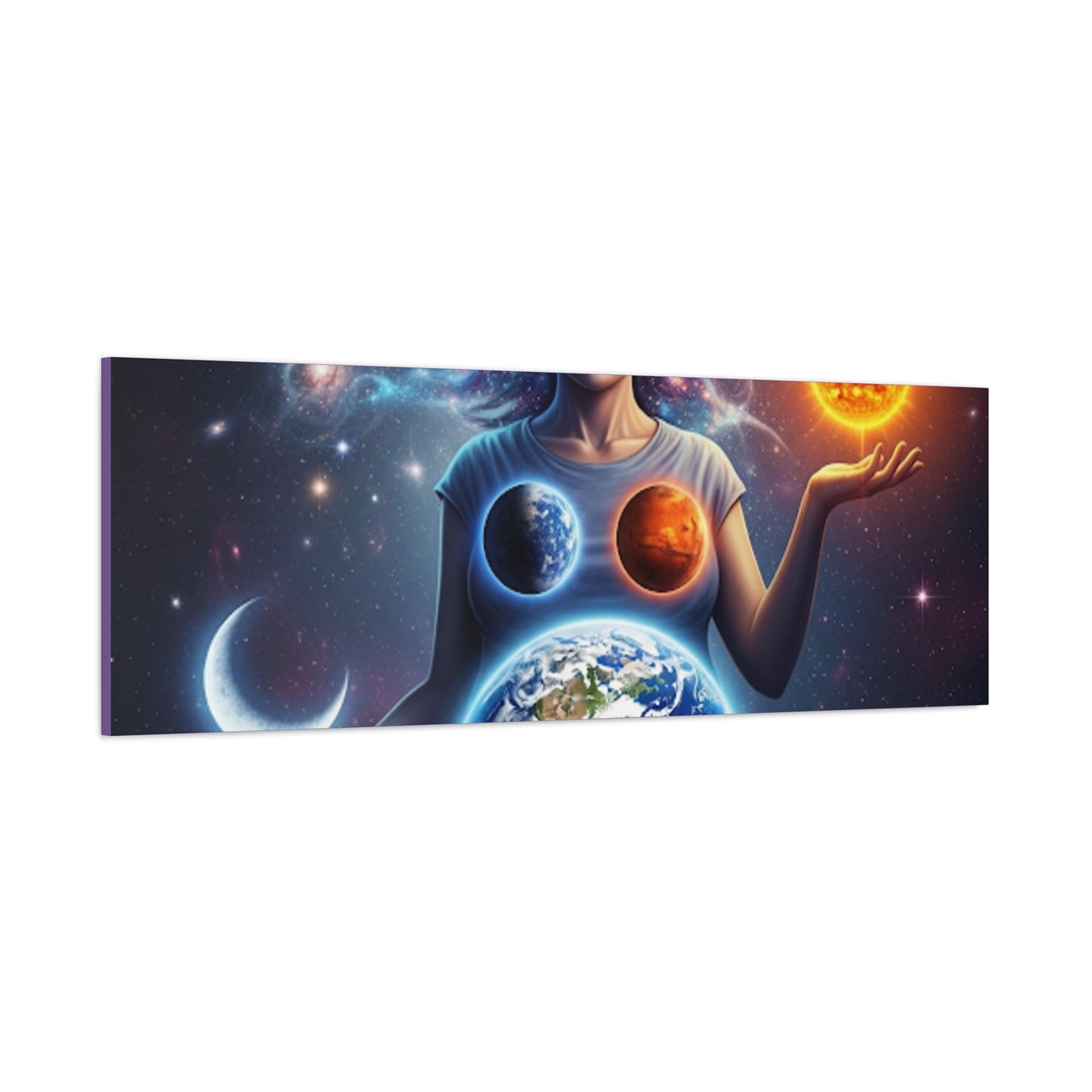 Cosmic Canvas Print - Celestial Art for Space Lovers, Home Decor, Wall Art, Gift for Astronomers, Universe Wall Hanging