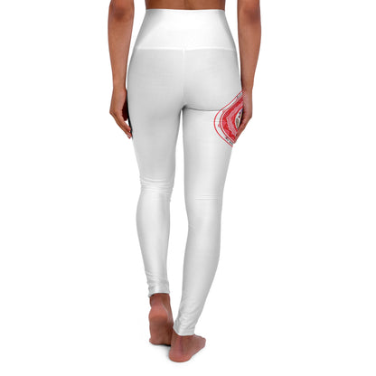 Floral High Waisted Yoga Leggings | Stylish Activewear for Yoga, Fitness, Athleisure, Mother's Day Gift, Everyday Wear