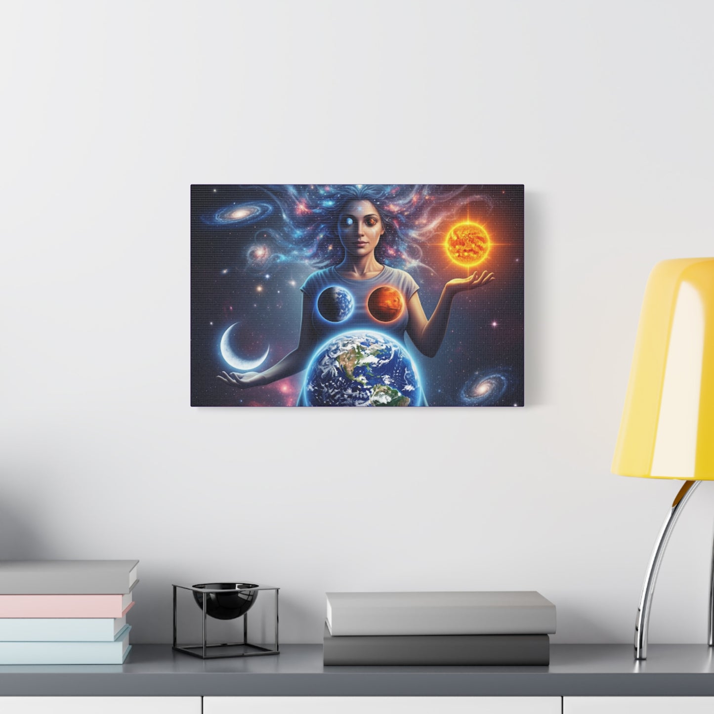 Cosmic Canvas Print - Celestial Art for Space Lovers, Home Decor, Wall Art, Gift for Astronomers, Universe Wall Hanging