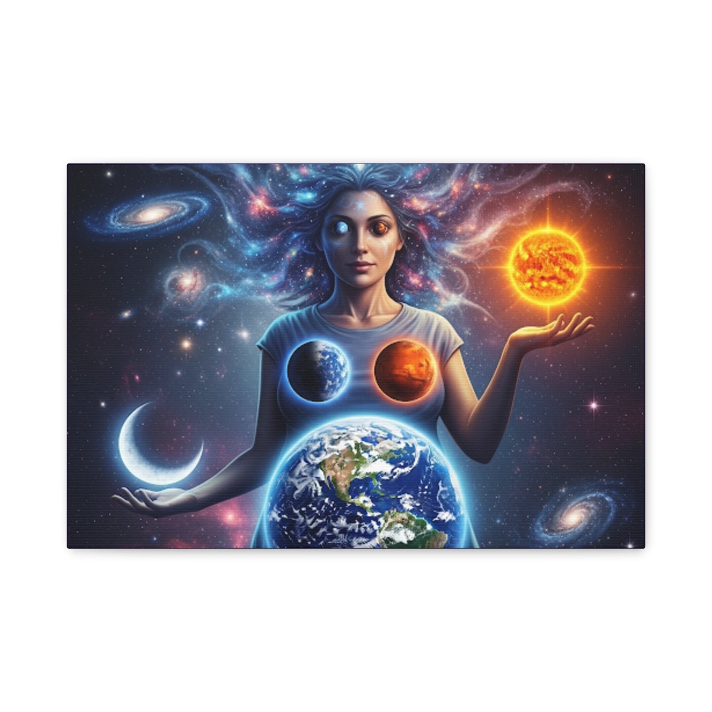 Cosmic Canvas Print - Celestial Art for Space Lovers, Home Decor, Wall Art, Gift for Astronomers, Universe Wall Hanging