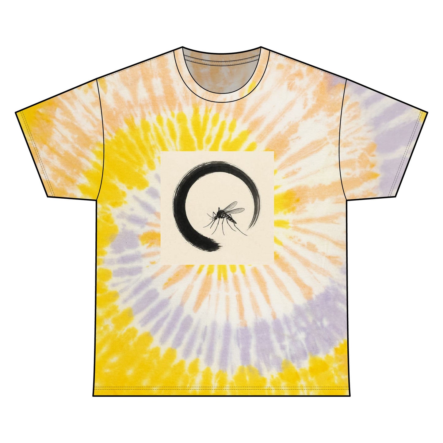 Unisex Tie Dye Cotton Tee - Boho Vibe Shirt for Summer Festivals, Beach Days, Casual Outfits, Gift for Friends, Relaxed Fit T-Shirt