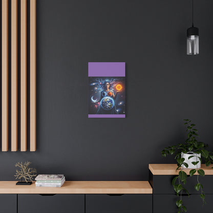 Cosmic Canvas Print - Celestial Art for Space Lovers, Home Decor, Wall Art, Gift for Astronomers, Universe Wall Hanging