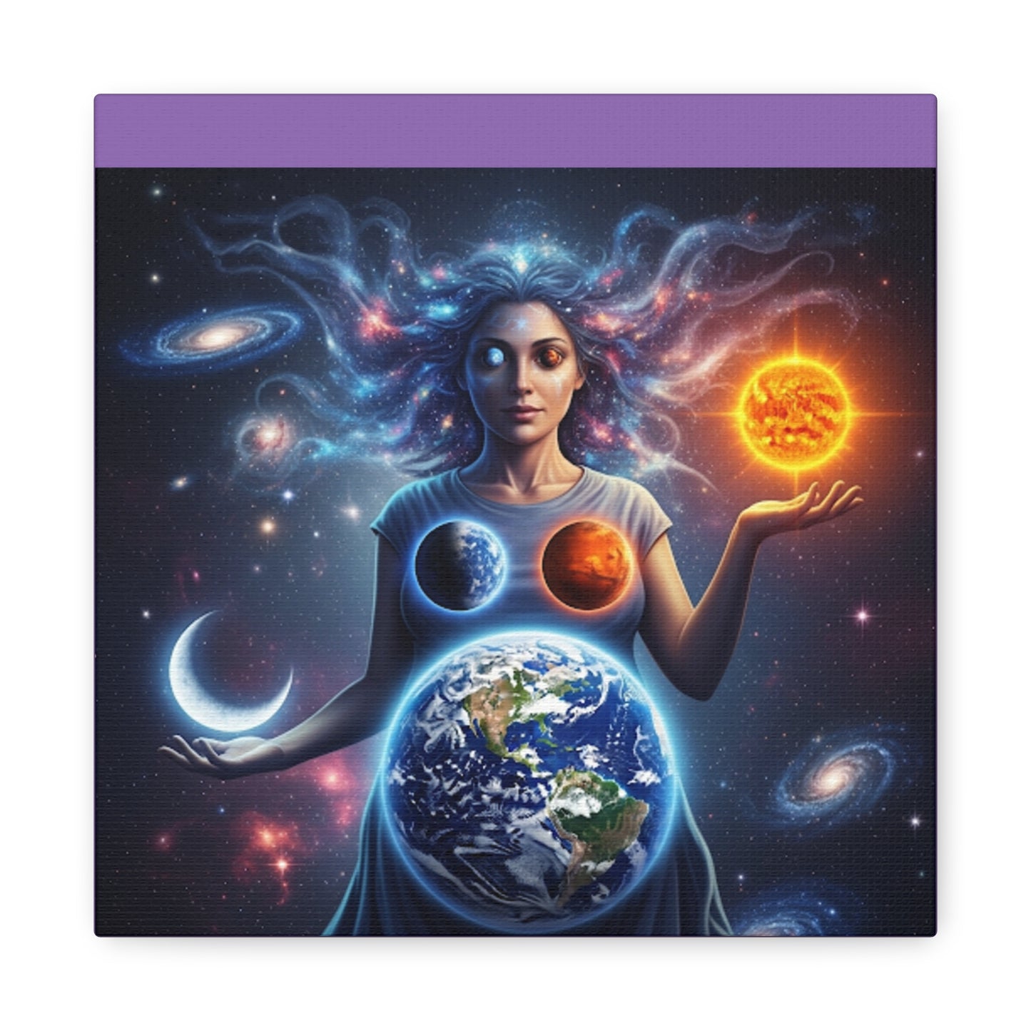 Cosmic Canvas Print - Celestial Art for Space Lovers, Home Decor, Wall Art, Gift for Astronomers, Universe Wall Hanging