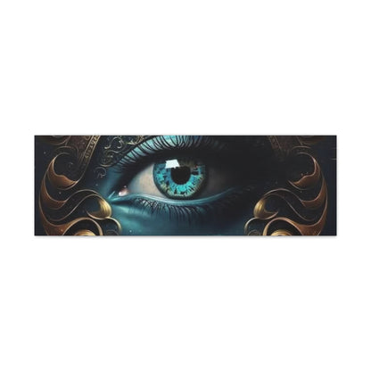 Mystical Eye Canvas Wall Art, Boho Decor, Home Wall Art, Unique Gift, Modern Artwork, Eye Design