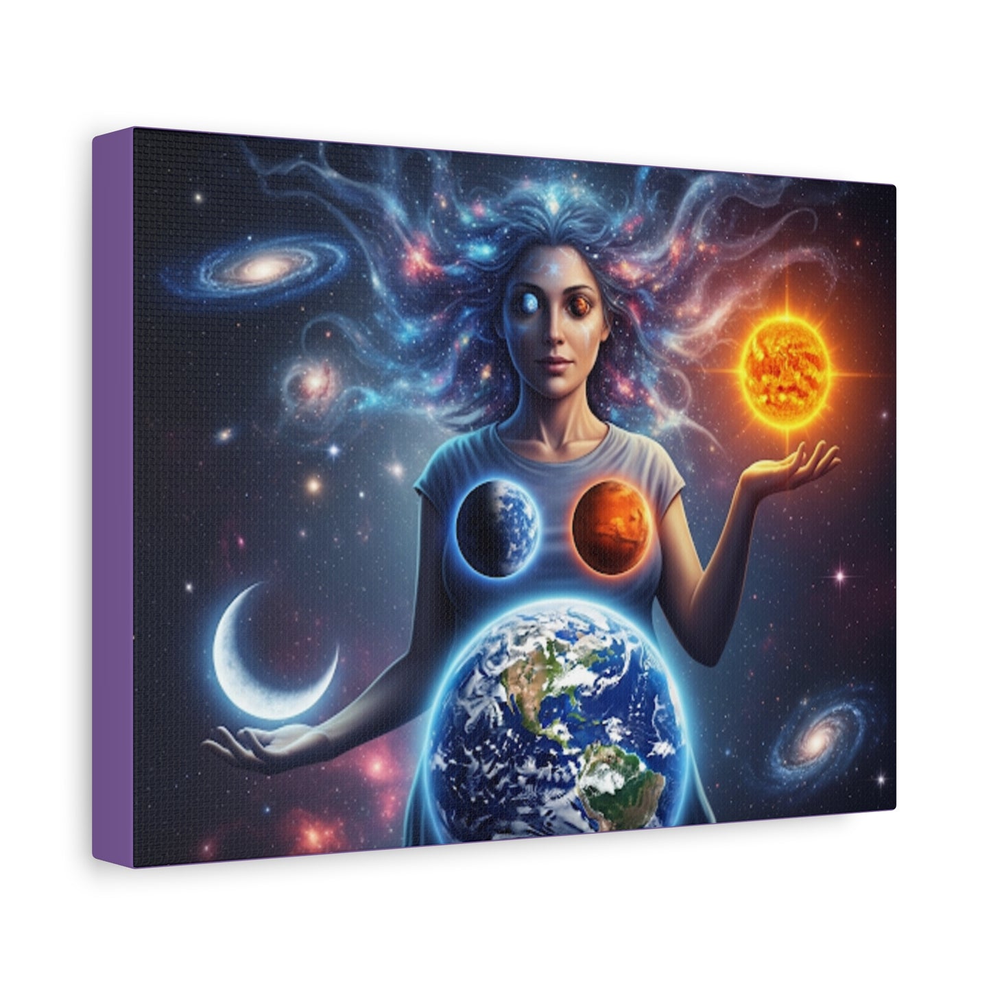 Cosmic Canvas Print - Celestial Art for Space Lovers, Home Decor, Wall Art, Gift for Astronomers, Universe Wall Hanging