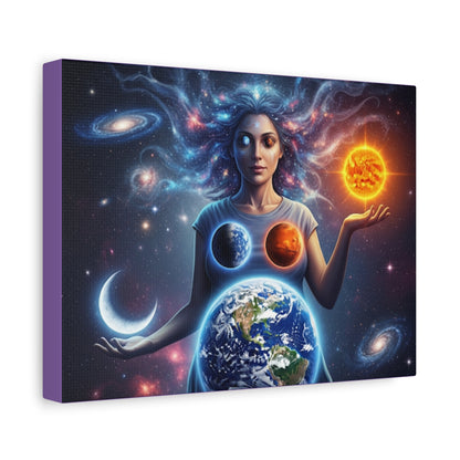 Cosmic Canvas Print - Celestial Art for Space Lovers, Home Decor, Wall Art, Gift for Astronomers, Universe Wall Hanging