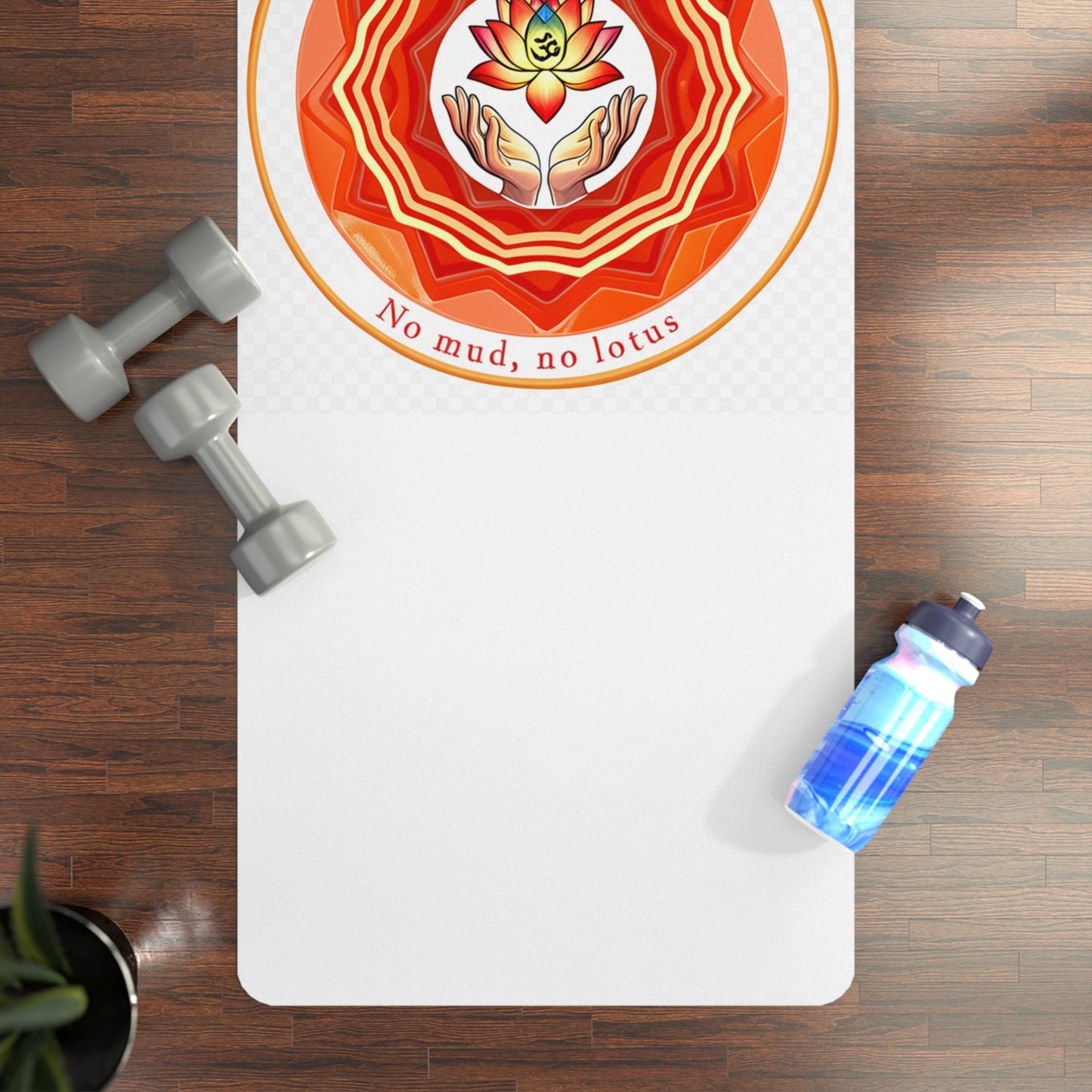 Premium Rubber Yoga Mat with Motivational Design, Perfect for Home Workouts, Yoga Classes, Gift for Fitness Enthusiasts, Meditation [...]