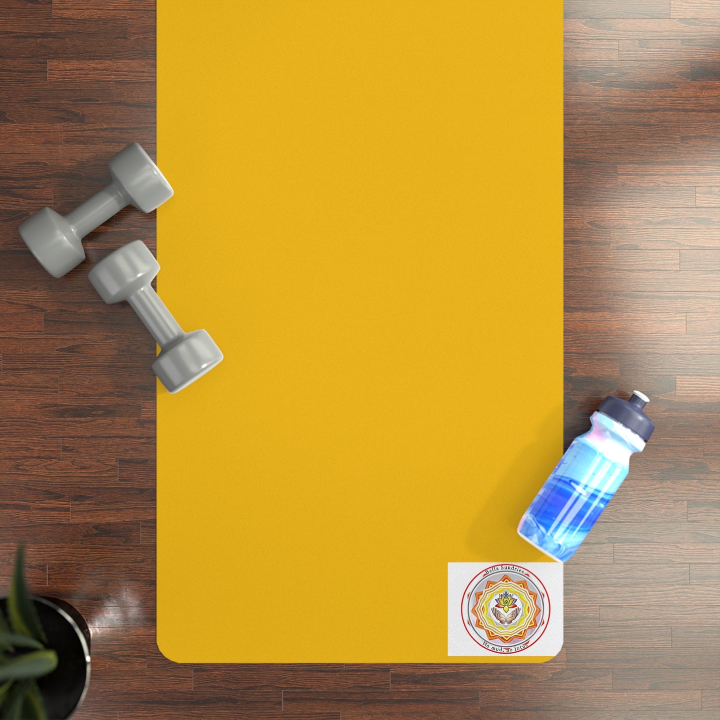 Premium Rubber Yoga Mat for Comfort & Stability, Non-Slip Exercise Mat, Yoga Essentials, Fitness Gift for Her
