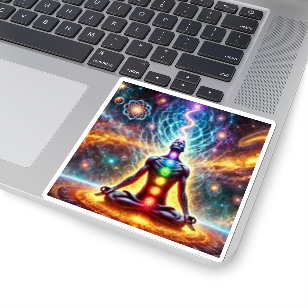 Chakra Meditation Stickers, Spiritual Wall Decor, Laptop Decals, Mindfulness Gifts, Yoga Accessories