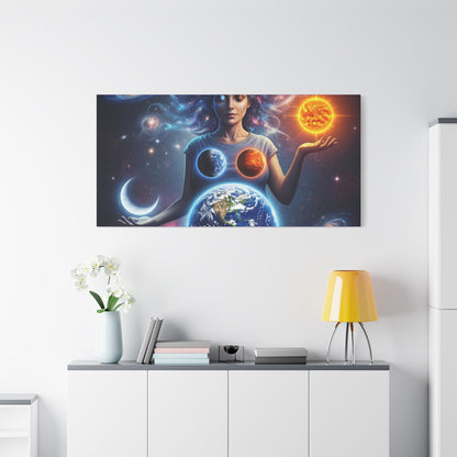 Cosmic Canvas Print - Celestial Art for Space Lovers, Home Decor, Wall Art, Gift for Astronomers, Universe Wall Hanging