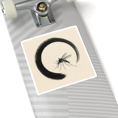 Elegant Mosquito Kiss-Cut Stickers | Artistic Insect Design, Perfect for Laptop, Journals, Eco-Friendly Decor, Gift Ideas