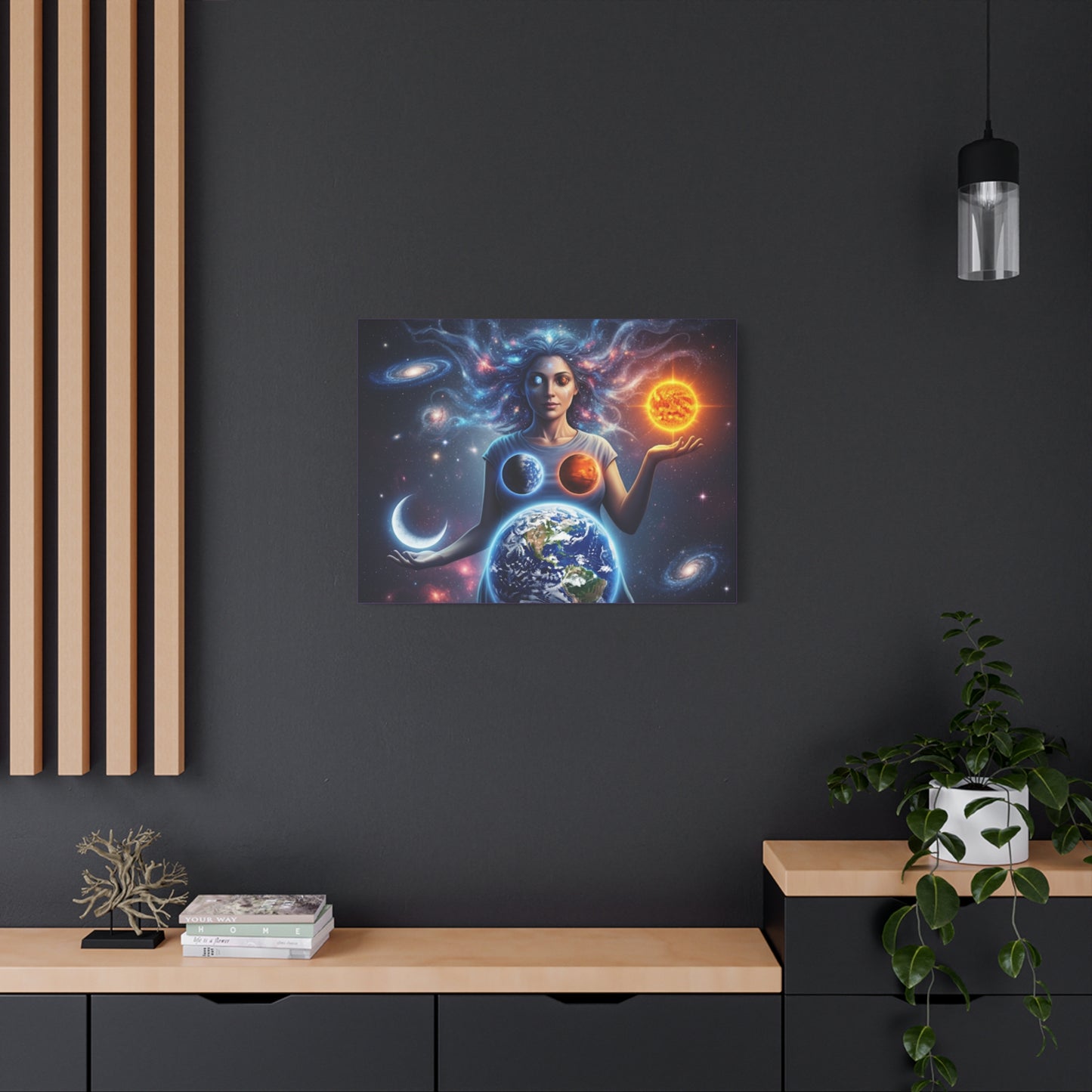 Cosmic Canvas Print - Celestial Art for Space Lovers, Home Decor, Wall Art, Gift for Astronomers, Universe Wall Hanging