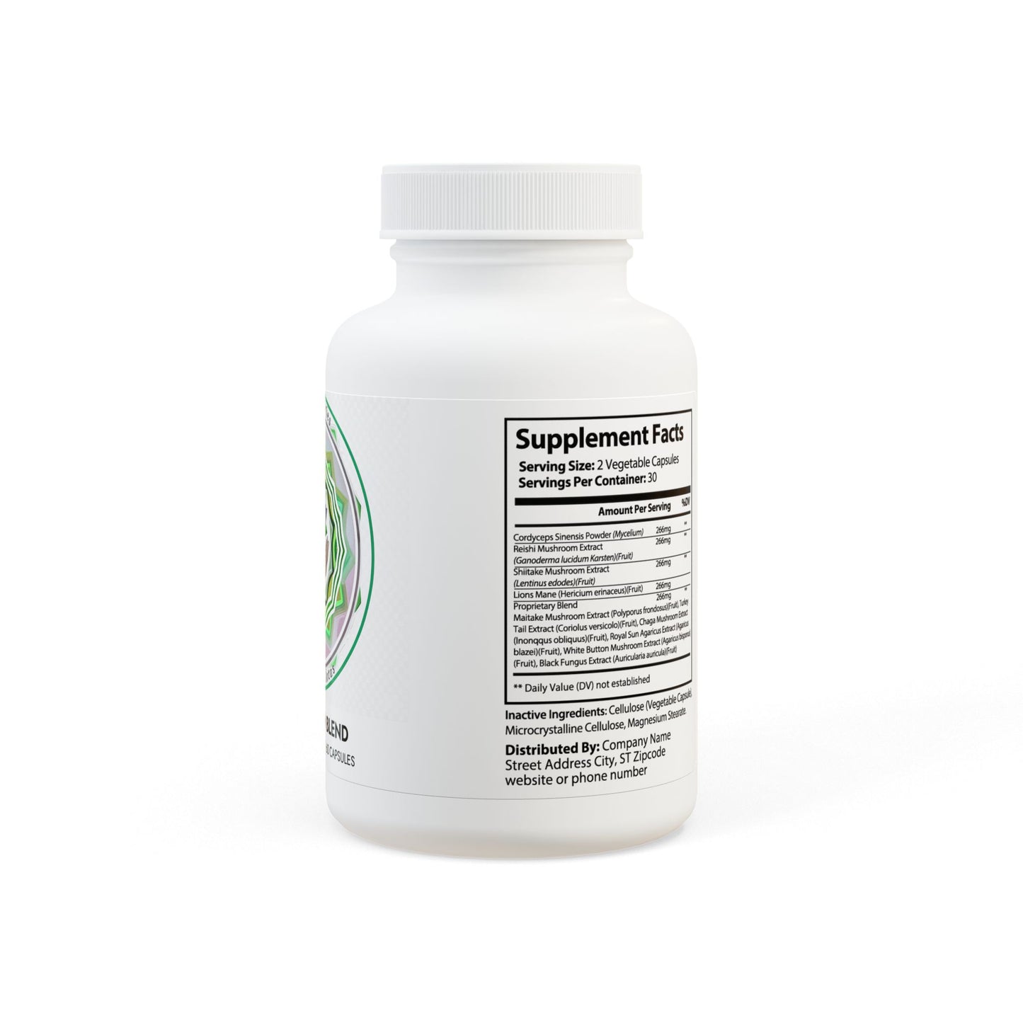 Mushroom Blend Supplement (60 Capsules)
