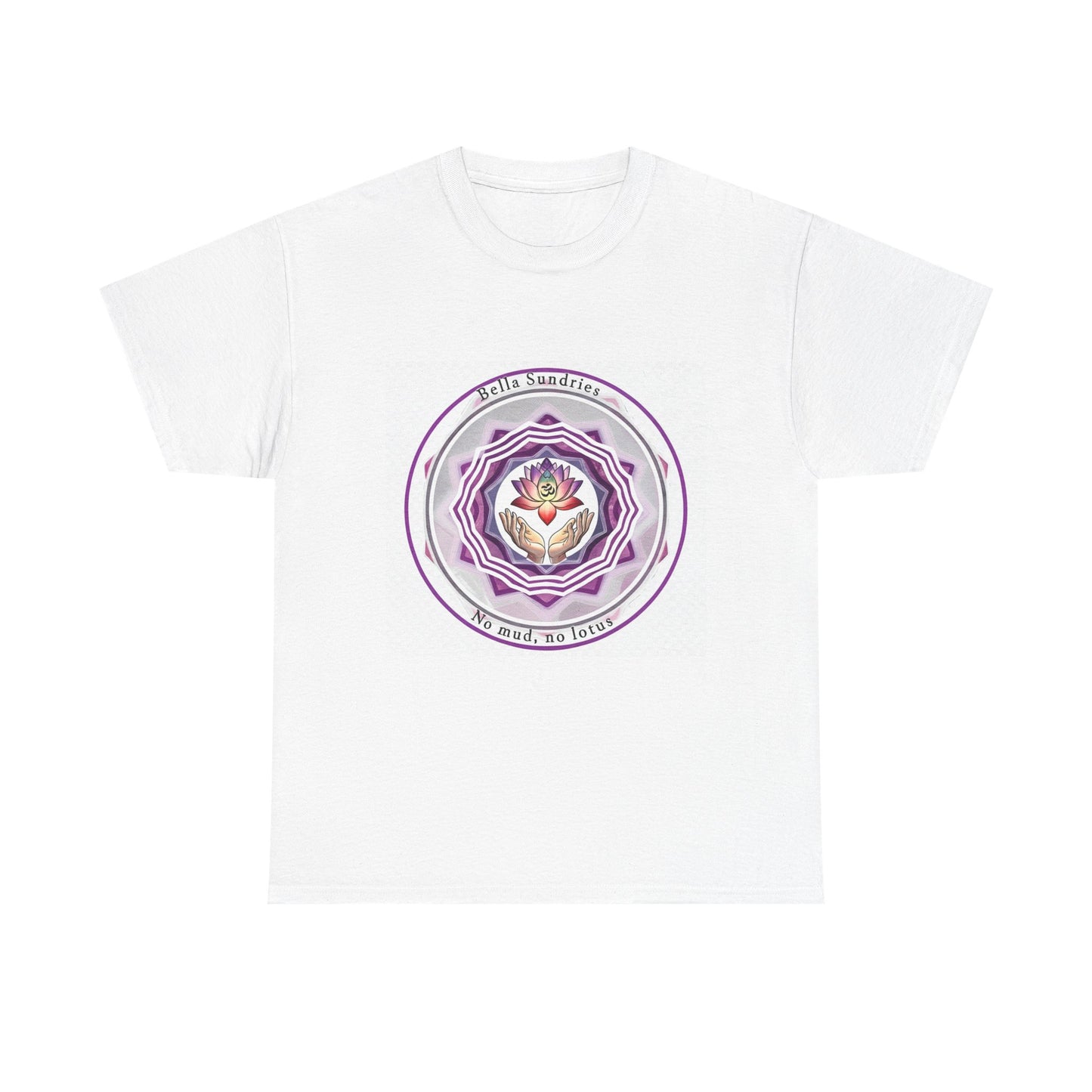 Spiritual Affirmation Tee, Unisex Heavy Cotton Shirt, Mandala Art Tee, Gift for Yogis, Meditation Tee, Mindfulness Apparel
